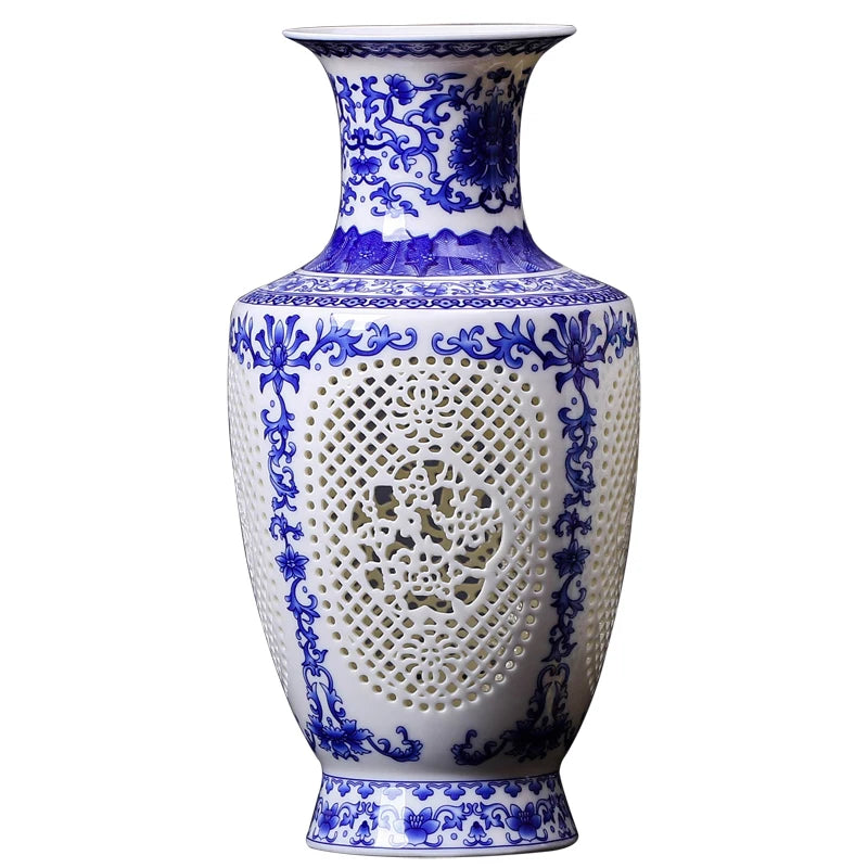 Antique Chinese Blue and White Ceramic Vase