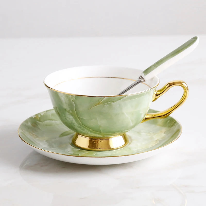 Bone China Porcelain  Tea & Coffee Set