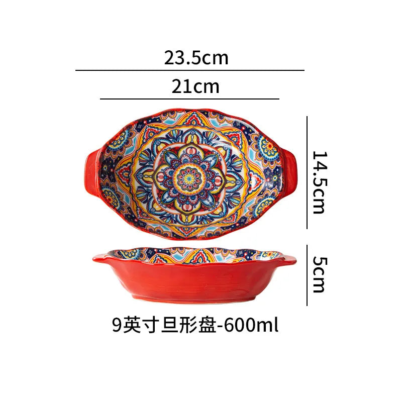 Bohemian Ceramic Tableware