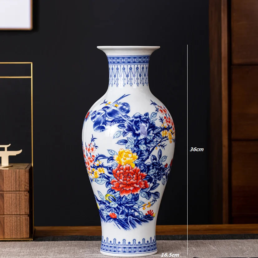 Chinese Style Ceramic Flower Vase