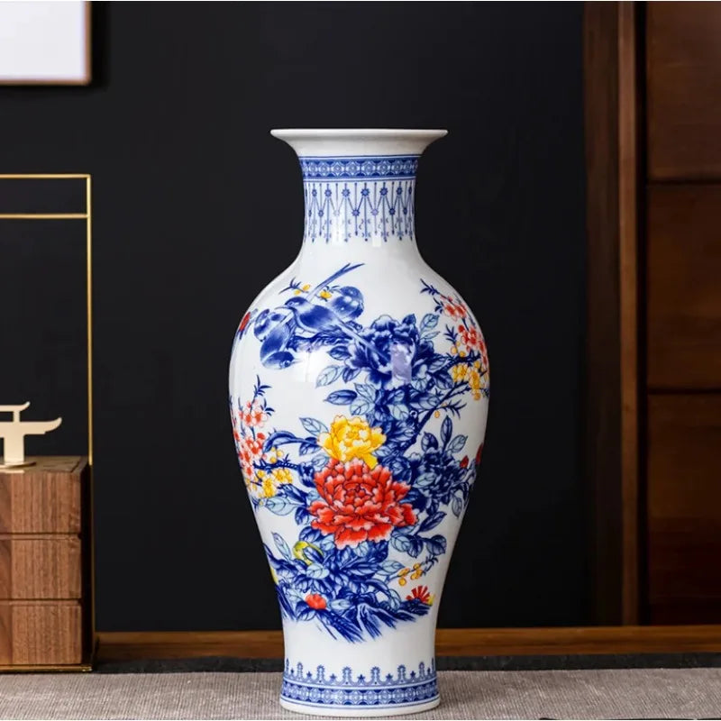 Chinese Style Ceramic Flower Vase