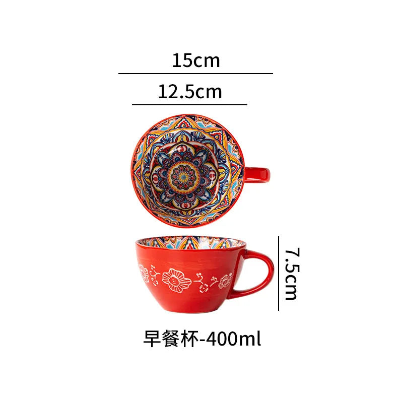Bohemian Ceramic Tableware