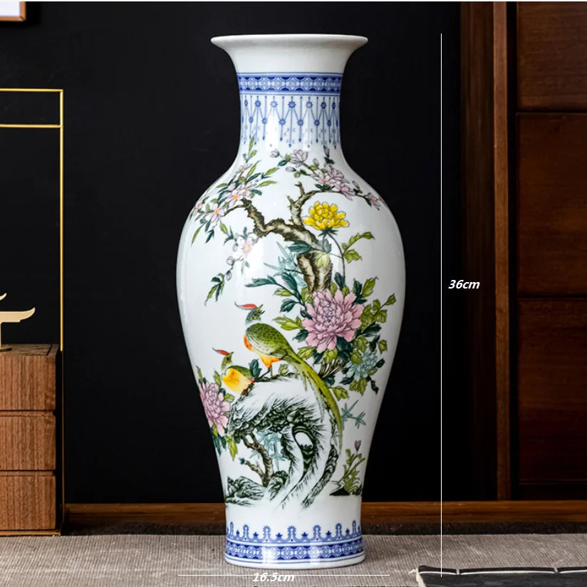 Chinese Style Ceramic Flower Vase