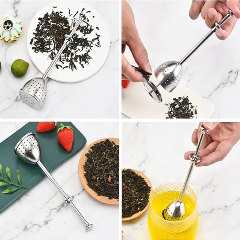 Stainless Steel Tea Filter Hanging Pipe