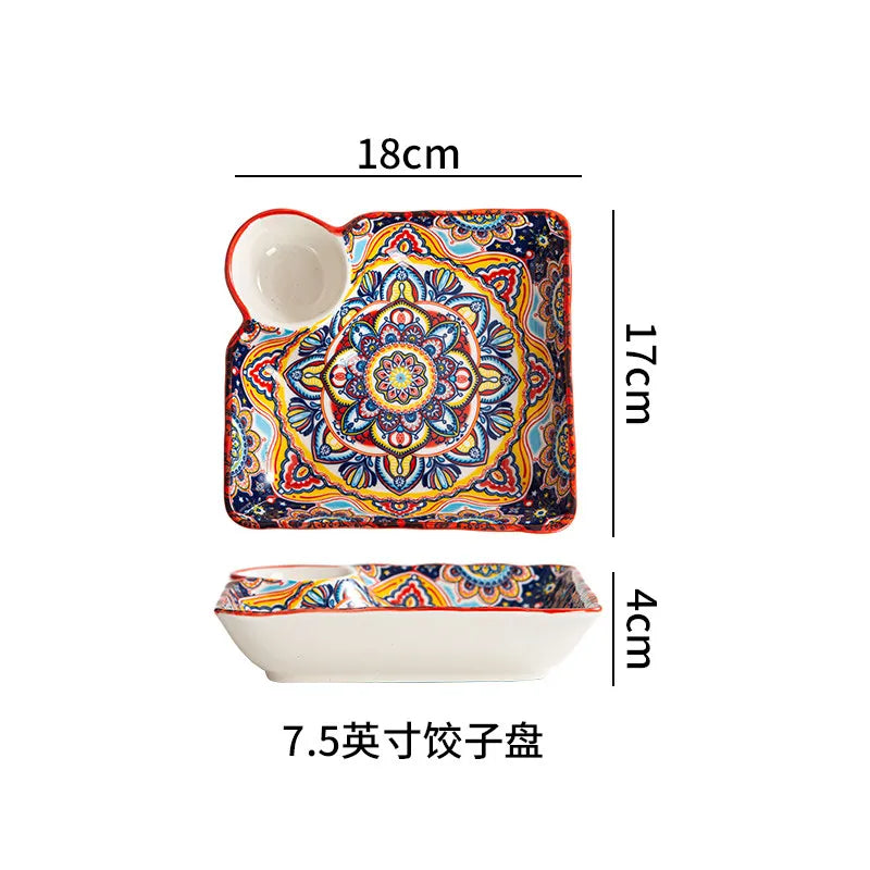 Bohemian Ceramic Tableware