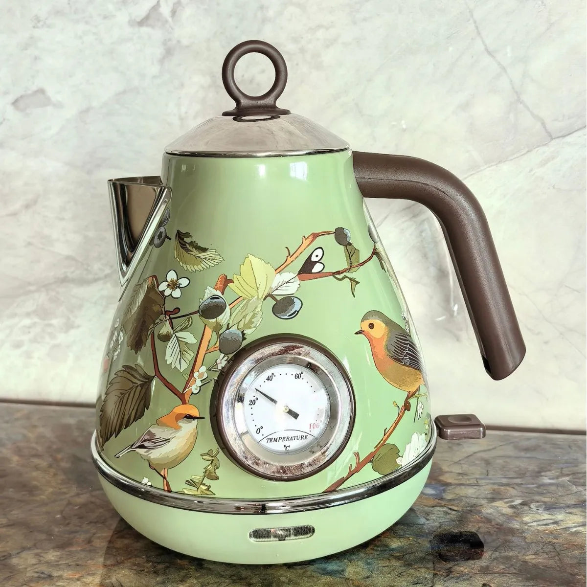 Retro Green Electric Kettle 1.7L