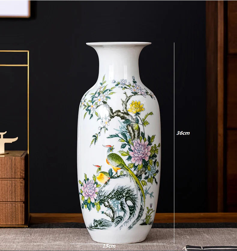 Chinese Style Ceramic Flower Vase