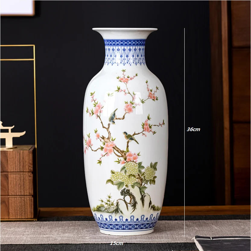 Chinese Style Ceramic Flower Vase