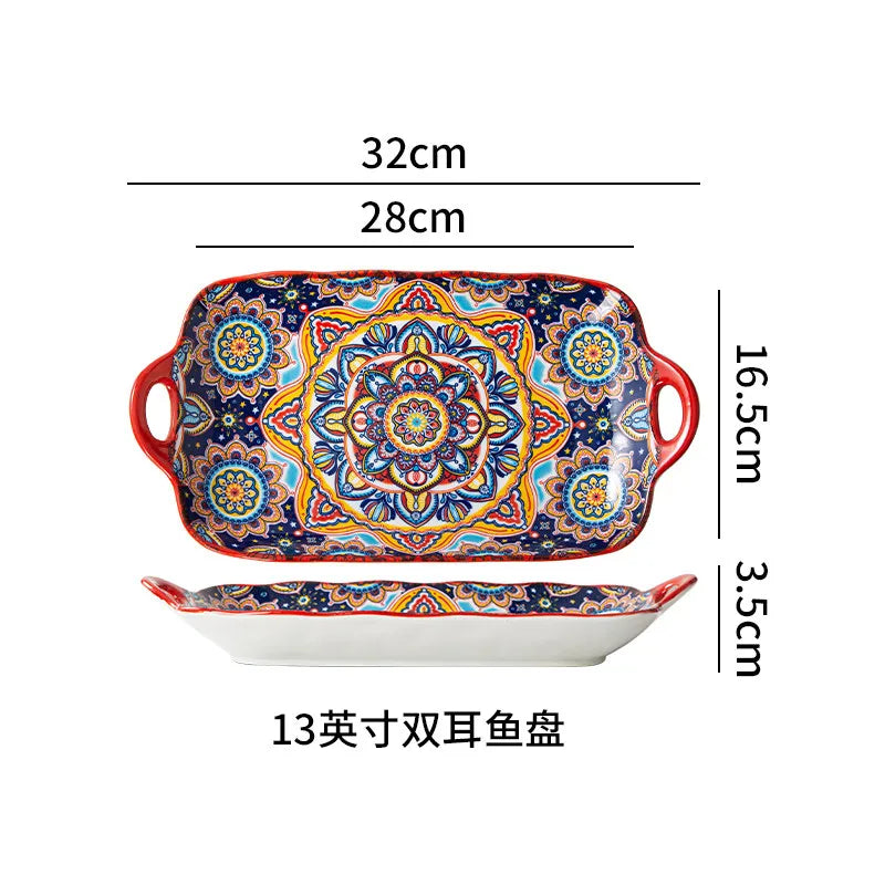 Bohemian Ceramic Tableware