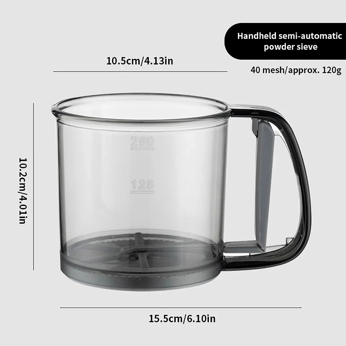 Baking Cake Flour Semi-automatic Filter Sieve