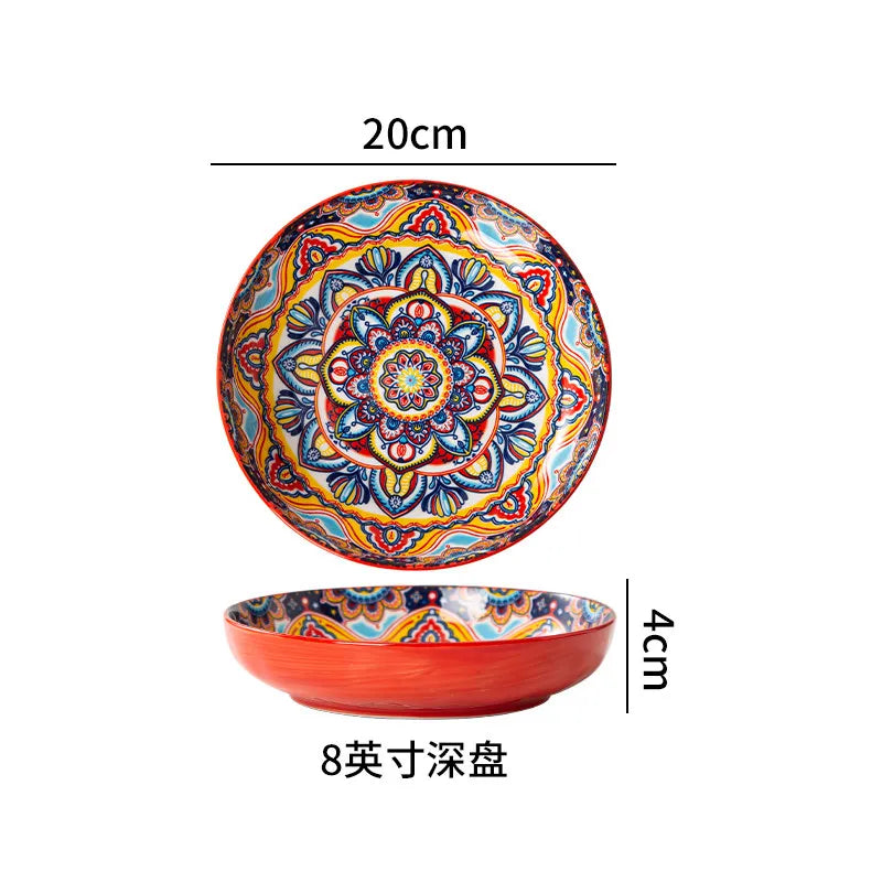 Bohemian Ceramic Tableware