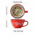 Bohemian Ceramic Mug, 13.5 oz