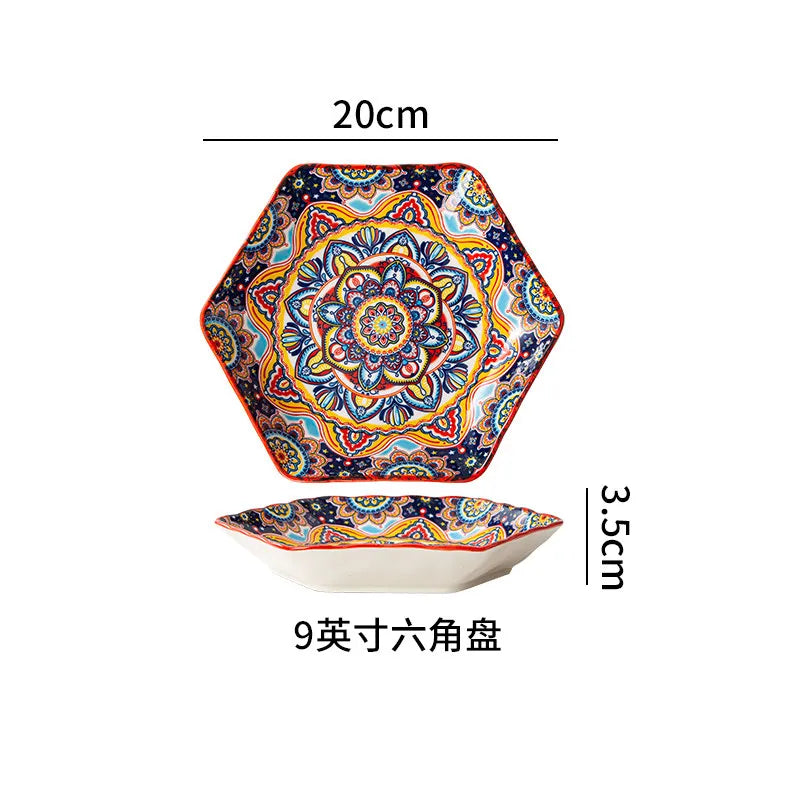 Bohemian Ceramic Tableware