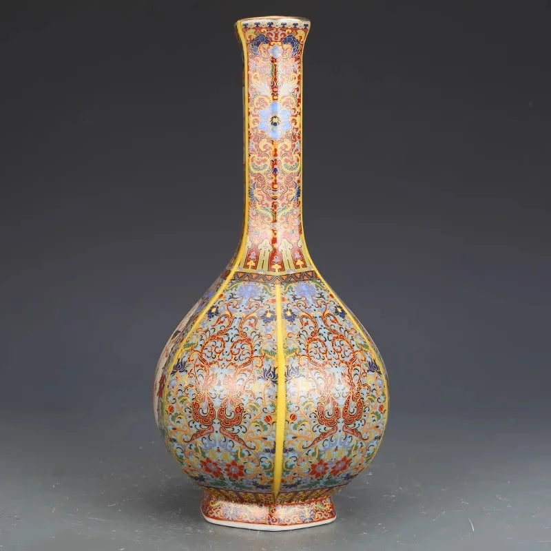 Antique Porcelain Enamel Vase New Chinese style