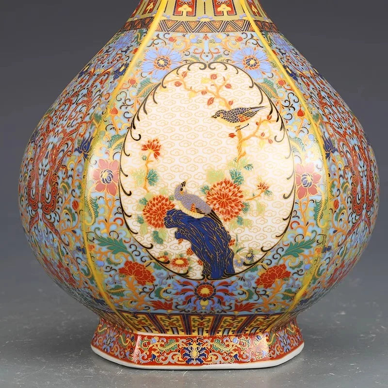 Antique Porcelain Enamel Vase New Chinese style