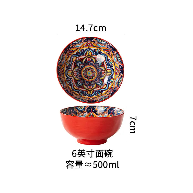 Bohemian Ceramic Tableware