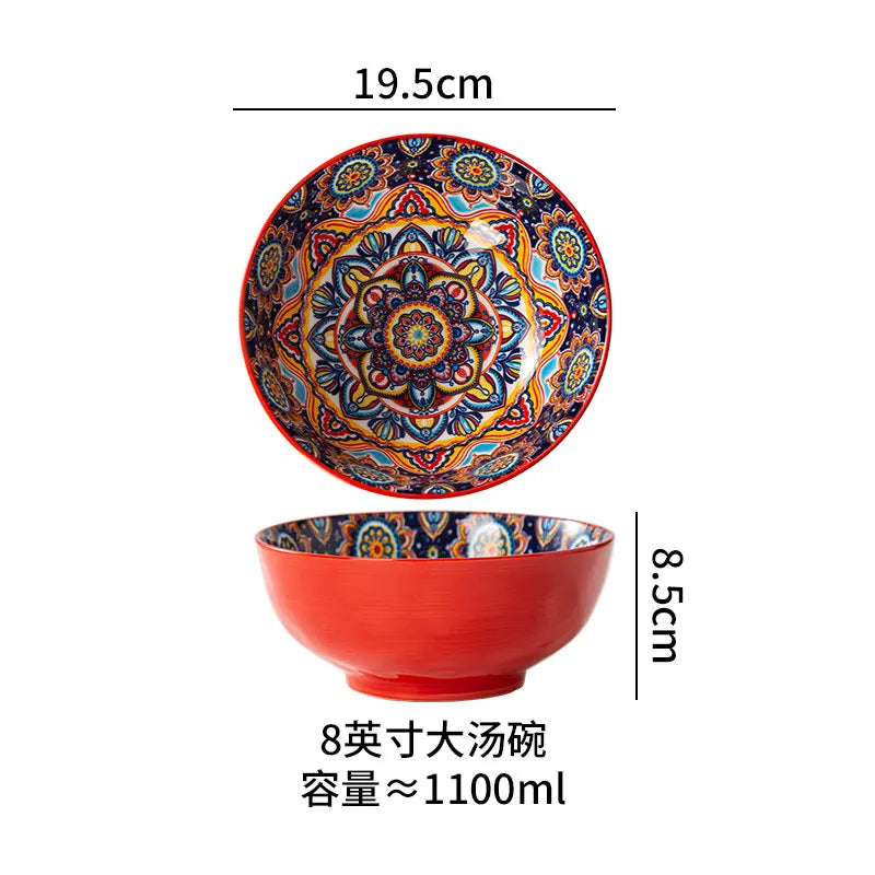 Bohemian Ceramic Tableware