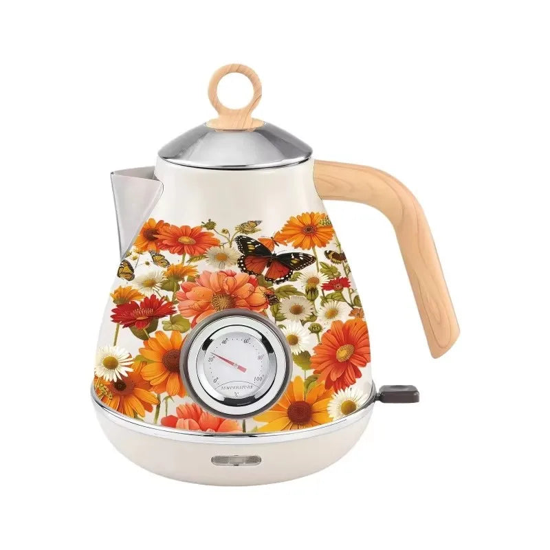 Retro Green Electric Kettle 1.7L