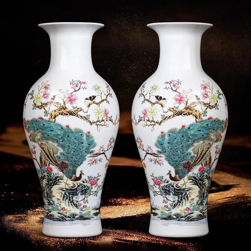 Chinese Style Ceramic Vase