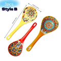Bohemian Ceramic Serving Spoons Set