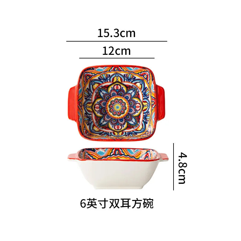 Bohemian Ceramic Tableware