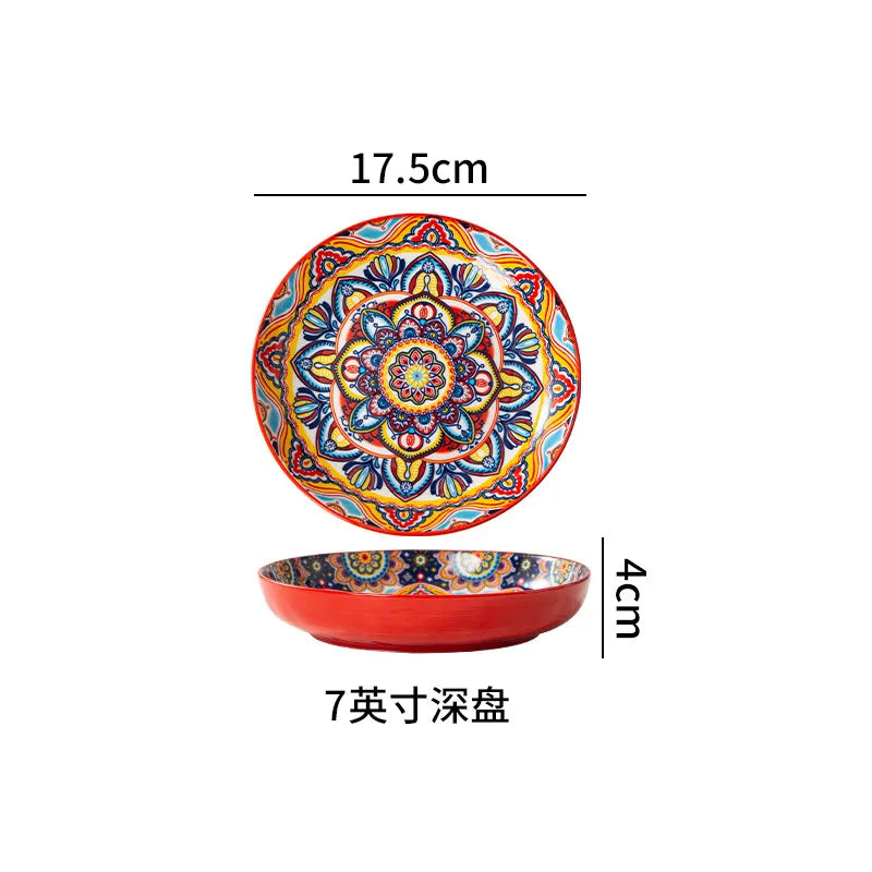 Bohemian Ceramic Tableware